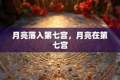 月亮落入第七宫，月亮在第七宫