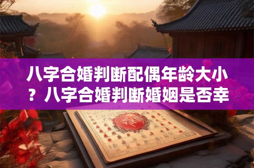八字合婚判断配偶年龄大小？八字合婚判断婚姻是否幸福？