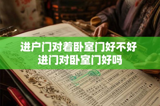 进户门对着卧室门好不好 进门对卧室门好吗
