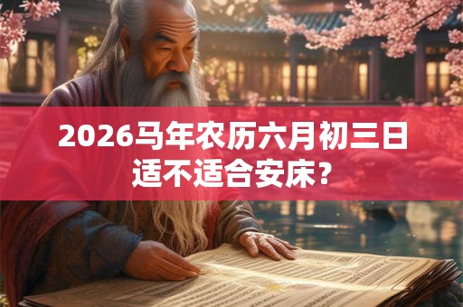 2026马年农历六月初三日适不适合安床? 2026马年农历六月初三日适不适合安床?