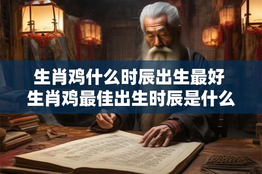 生肖鸡什么时辰出生最好 生肖鸡最佳出生时辰是什么