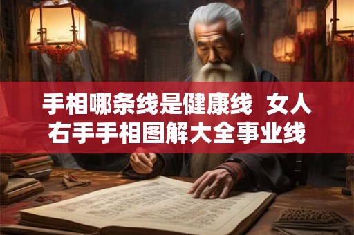 手相哪条线是健康线  女人右手手相图解大全事业线