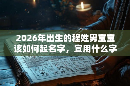 2026年出生的程姓男宝宝该如何起名字，宜用什么字。