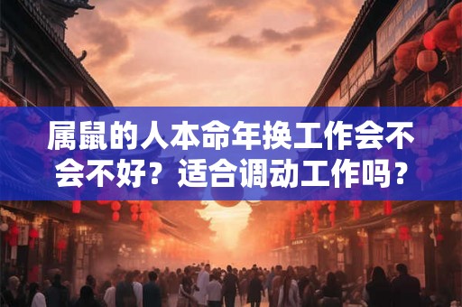 属鼠的人本命年换工作会不会不好？适合调动工作吗？