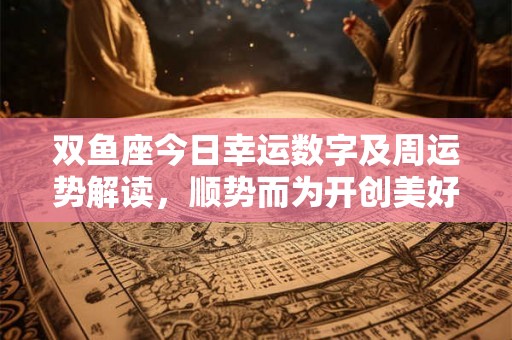 双鱼座今日幸运数字及周运势解读，顺势而为开创美好未来