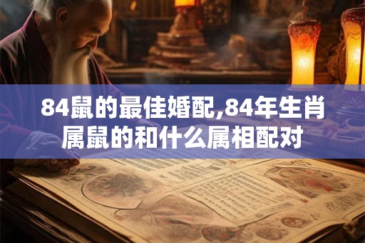 84鼠的最佳婚配,84年生肖属鼠的和什么属相配对
