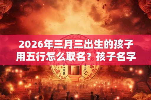 2026年三月三出生的孩子用五行怎么取名？孩子名字推荐