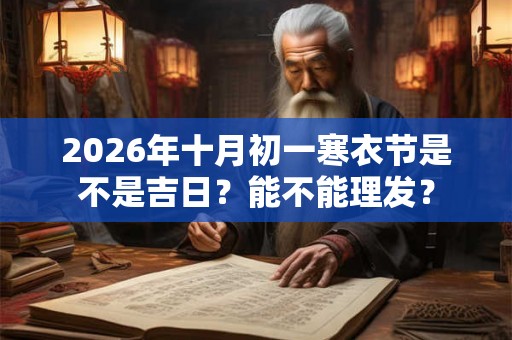 2026年十月初一寒衣节是不是吉日？能不能理发？