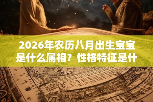 2026年农历八月出生宝宝是什么属相？性格特征是什么？