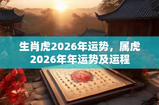 生肖虎2026年运势，属虎2026年年运势及运程