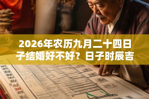 2026年农历九月二十四日子结婚好不好?日子时辰吉凶如何? 2026年农历九月二十四日子结婚好不好?日子时辰吉凶如何?