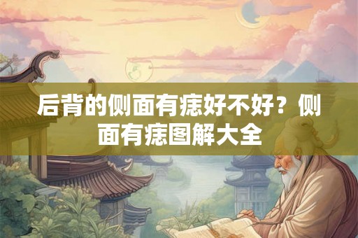 后背的侧面有痣好不好？侧面有痣图解大全