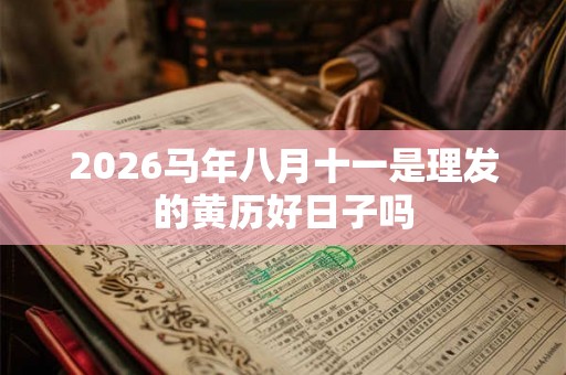 2026马年八月十一是理发的黄历好日子吗