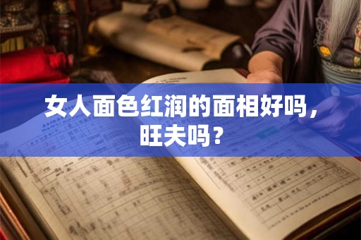 女人面色红润的面相好吗，旺夫吗？