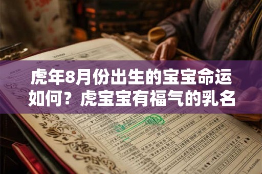 虎年8月份出生的宝宝命运如何？虎宝宝有福气的乳名推荐