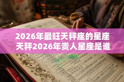 2026年最旺天秤座的星座 天秤2026年贵人星座是谁