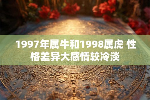 1997年属牛和1998属虎 性格差异大感情较冷淡 1997年属牛和1998属虎 性格差异大感情较冷淡