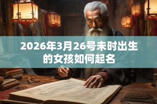 2026年3月26号未时出生的女孩如何起名 2026年3月26号未时出生的女孩如何起名
