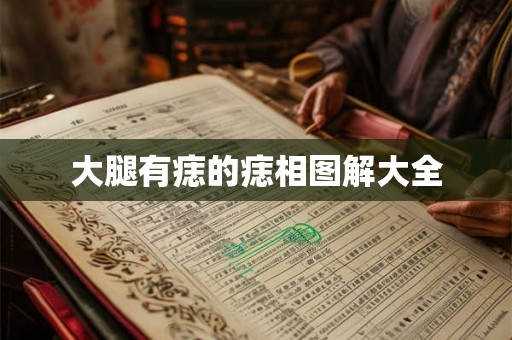 大腿有痣的痣相图解大全