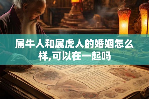 属牛人和属虎人的婚姻怎么样,可以在一起吗