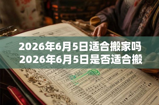 2026年6月5日适合搬家吗 2026年6月5日是否适合搬家 2026年6月5日适合搬家吗 2026年6月5日是否适合搬家
