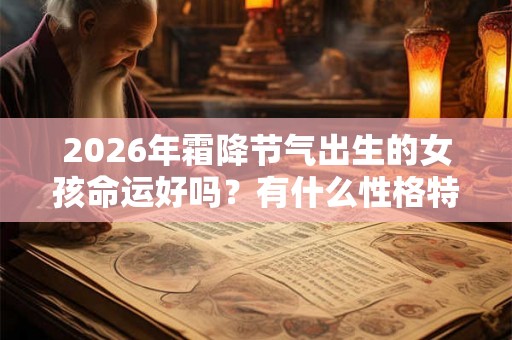 2026年霜降节气出生的女孩命运好吗？有什么性格特点？