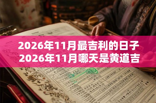 2026年11月最吉利的日子 2026年11月哪天是黄道吉日