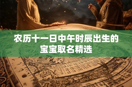 农历十一日中午时辰出生的宝宝取名精选