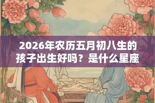 2026年农历五月初八生的孩子出生好吗？是什么星座的？