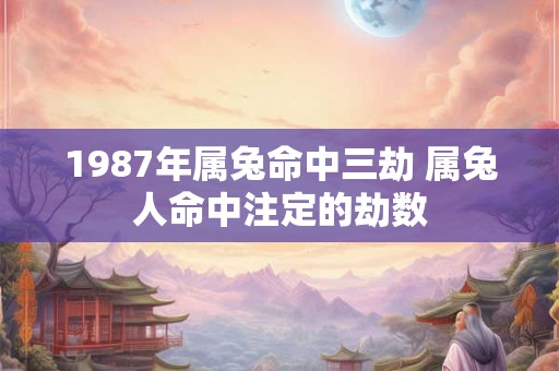 1987年属兔命中三劫 属兔人命中注定的劫数 1987年属兔命中三劫 属兔人命中注定的劫数