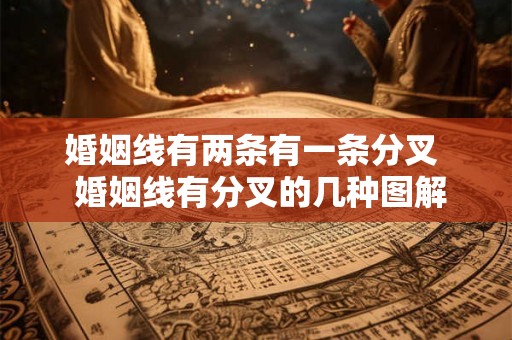 婚姻线有两条有一条分叉  婚姻线有分叉的几种图解