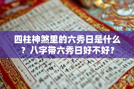四柱神煞里的六秀日是什么?八字带六秀日好不好? 四柱神煞里的六秀日是什么?八字带六秀日好不好?