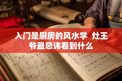 入门是厨房的风水学 灶王爷最忌讳看到什么 入门是厨房的风水学 灶王爷最忌讳看到什么