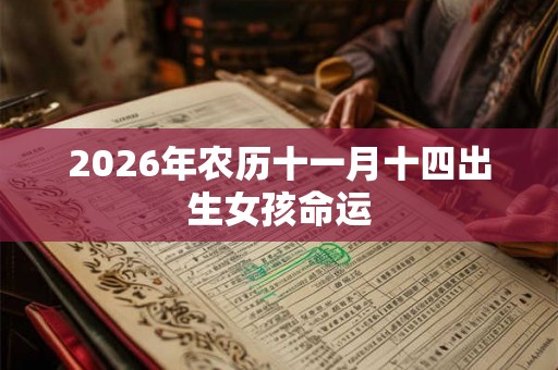 2026年农历十一月十四出生女孩命运 2026年农历十一月十四出生女孩命运