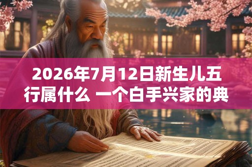 2026年7月12日新生儿五行属什么 一个白手兴家的典型 2026年7月12日新生儿五行属什么 一个白手兴家的典型