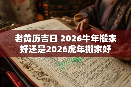 老黄历吉日 2026牛年搬家好还是2026虎年搬家好