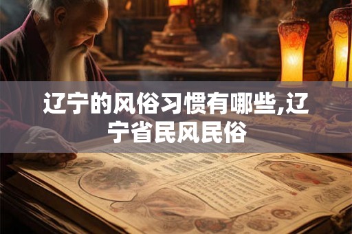 辽宁的风俗习惯有哪些,辽宁省民风民俗