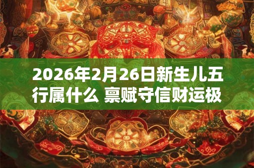 2026年2月26日新生儿五行属什么 禀赋守信财运极佳