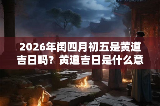 2026年闰四月初五是黄道吉日吗？黄道吉日是什么意思？