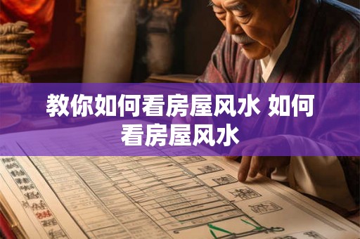 教你如何看房屋风水 如何看房屋风水