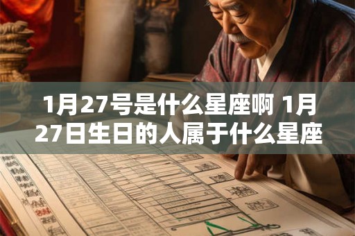 1月27号是什么星座啊 1月27日生日的人属于什么星座 1月27号是什么星座啊 1月27日生日的人属于什么星座