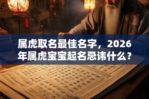属虎取名最佳名字，2026年属虎宝宝起名忌讳什么？