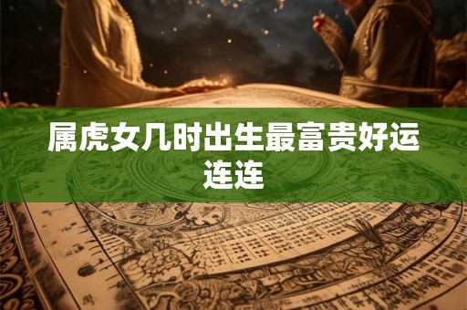 属虎女几时出生最富贵好运连连 属虎女几时出生最富贵好运连连