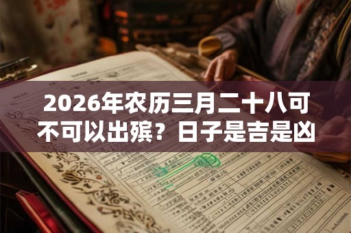 2026年农历三月二十八可不可以出殡？日子是吉是凶？