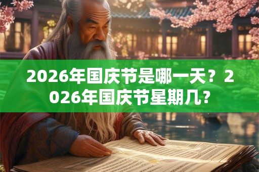 2026年国庆节是哪一天？2026年国庆节星期几？