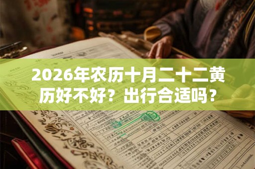 2026年农历十月二十二黄历好不好?出行合适吗? 2026年农历十月二十二黄历好不好?出行合适吗?