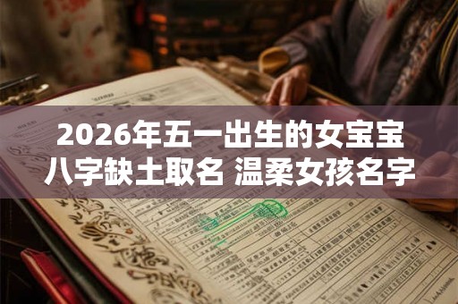 2026年五一出生的女宝宝八字缺土取名 温柔女孩名字精选
