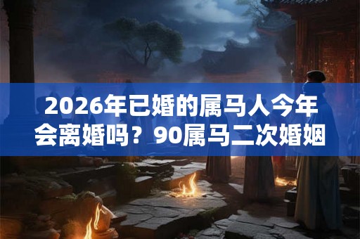 2026年已婚的属马人今年会离婚吗？90属马二次婚姻在几岁？