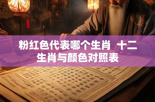 粉红色代表哪个生肖  十二生肖与颜色对照表