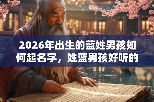 2026年出生的蓝姓男孩如何起名字，姓蓝男孩好听的名字